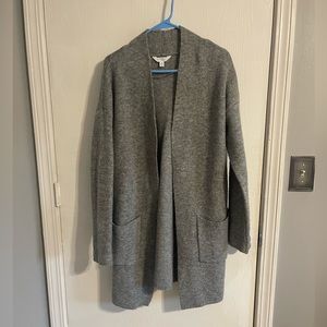 Gray oversized sweater